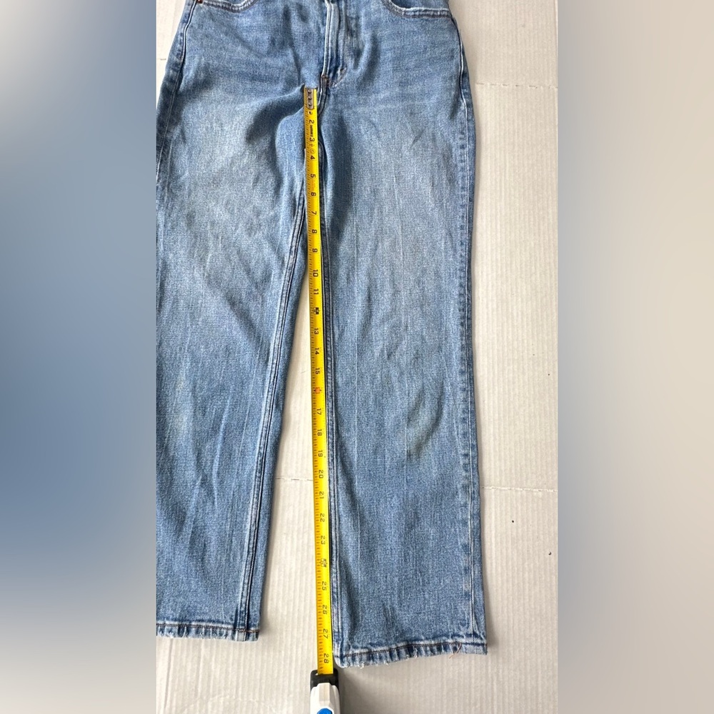 Abercrombie & Fitch The Ankle Straight Ultra High Rise Curve Love Jeans Women 27 - Picture 6 of 8